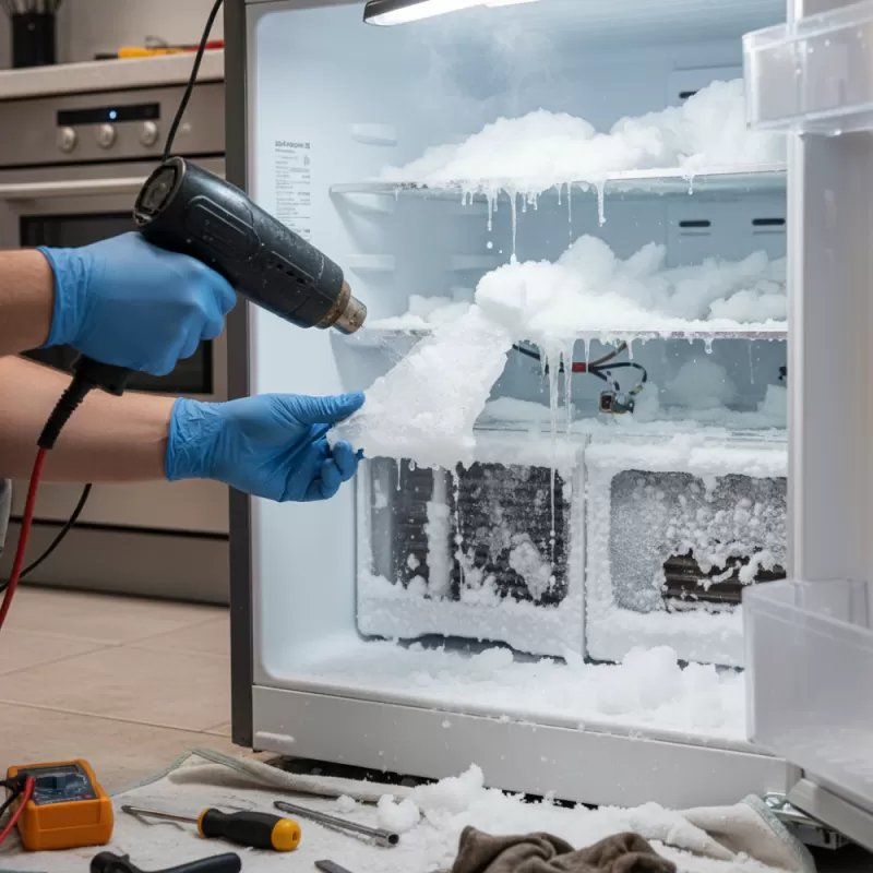 No-Frost Buzdolaplarında Aşırı Buzlanma ve Soğutmama: Defrost Sistemi Arızaları ve Çözümleri