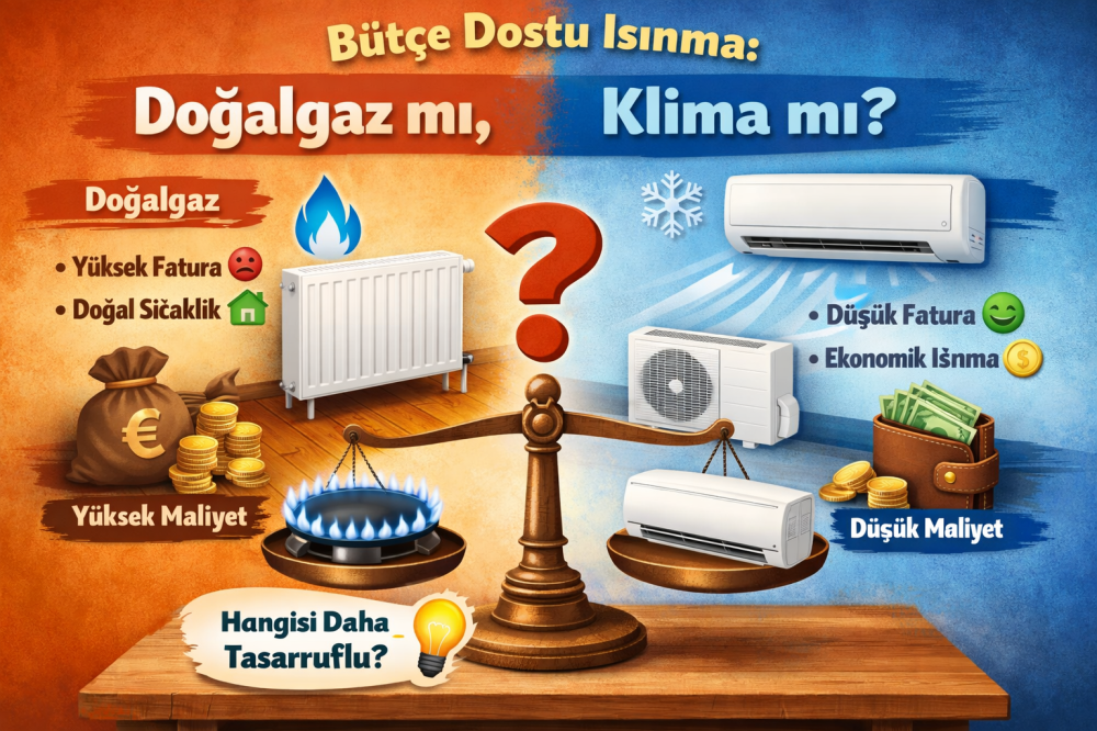 Soğuklara Meydan Okuyan Bütçe Dostu Isınma: Doğalgaz mı, Klima mı?